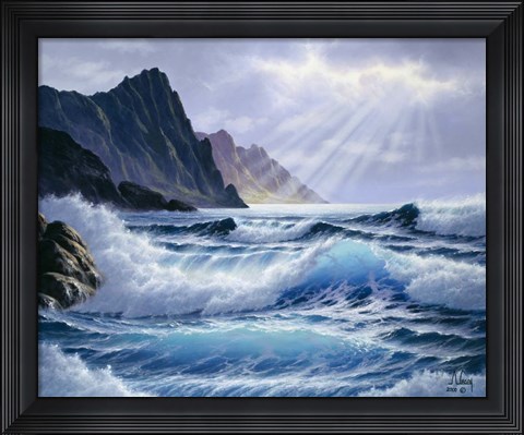 Framed Sun Beams Print