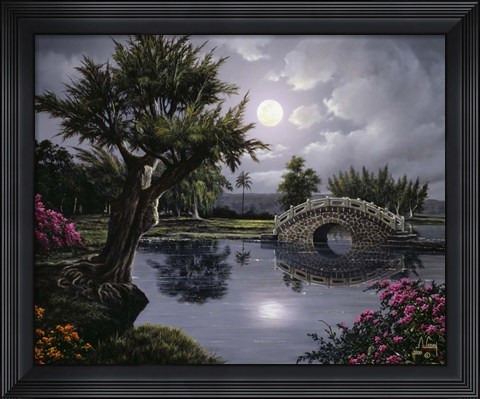 Framed Arched Bridge Print