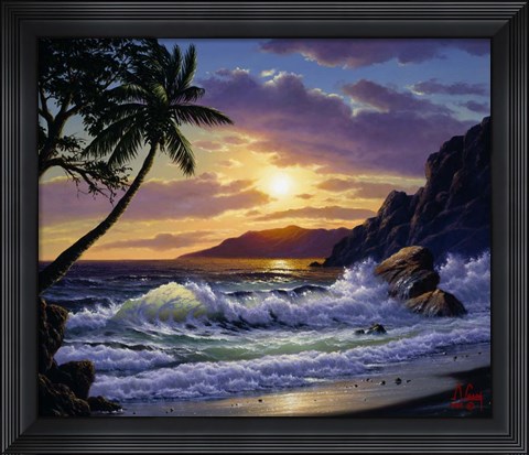 Framed Rushing Waters Print