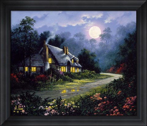 Framed Home for the Night Print