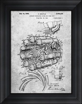 Framed Aircraft Propulsion System and Power Unit Patent Print
