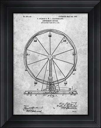 Framed Amusement Device Print