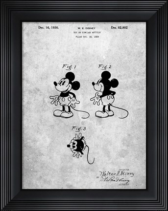 Framed Toy of Similar Article Patent Print