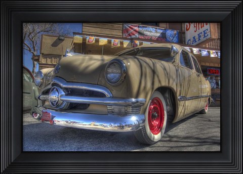 Framed Reflections in the Chrome Print