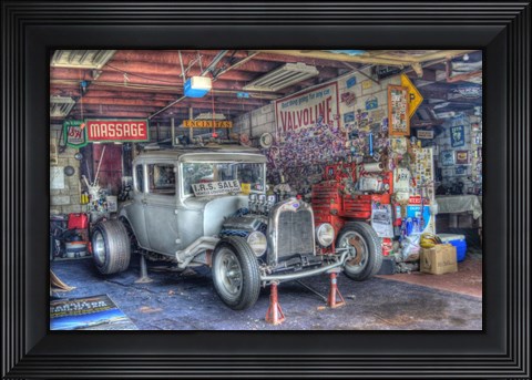 Framed Olsens Garage Print