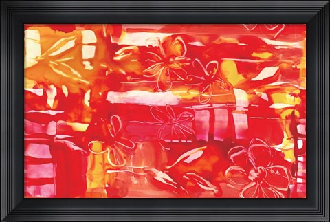 Framed Fiery Print
