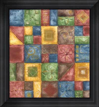 Framed Checkered Print