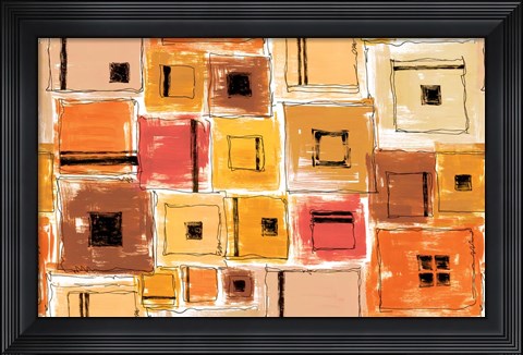 Framed Black Centers Print