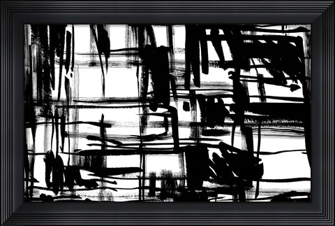 Framed Black and White Print