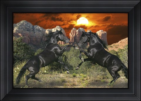 Framed Black Magic Print