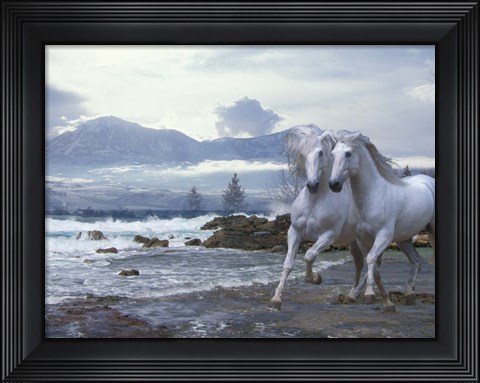 Framed Cold Mountain Print