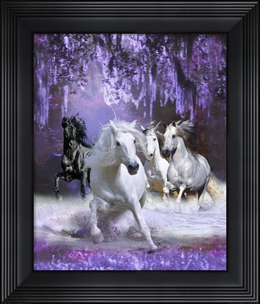 Framed Stampede Print