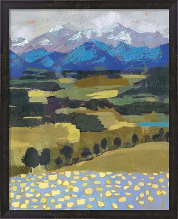 Framed Alpine Impression II Print