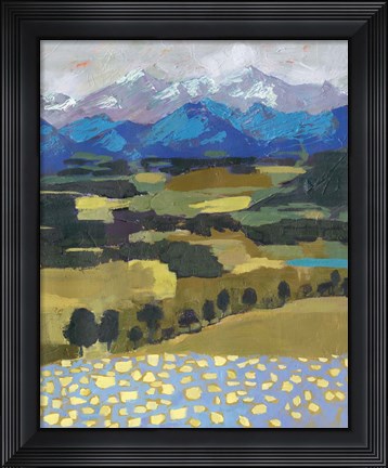 Framed Alpine Impression II Print