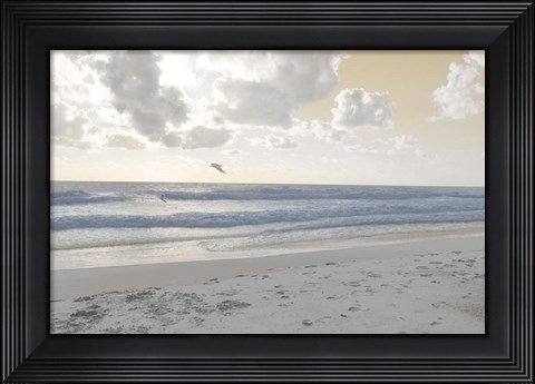 Framed Serene Sea I Print