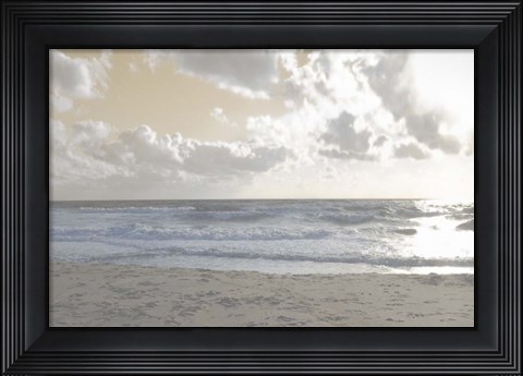 Framed Serene Sea III Print