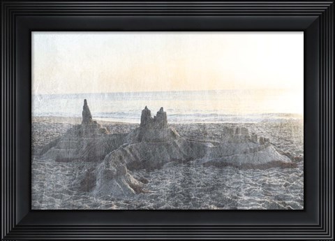 Framed Sand Castle II Print