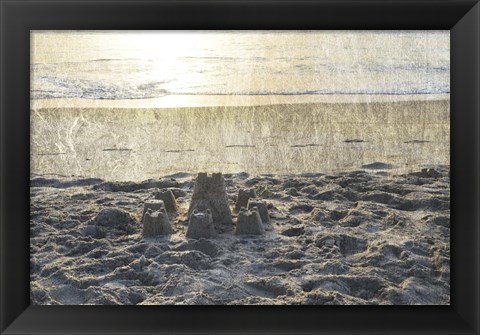 Framed Sand Castle III Print