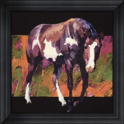 Framed Color Square III Print