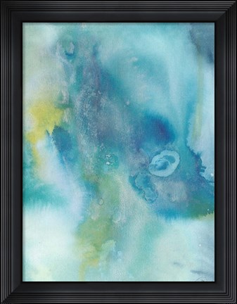 Framed Sea Jade I Print
