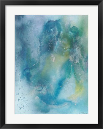 Framed Sea Jade II Print