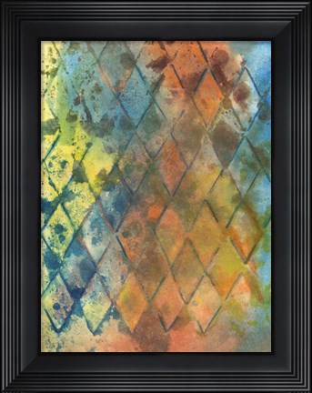 Framed Spring Lattice I Print