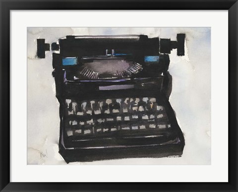 Framed Typing II Print