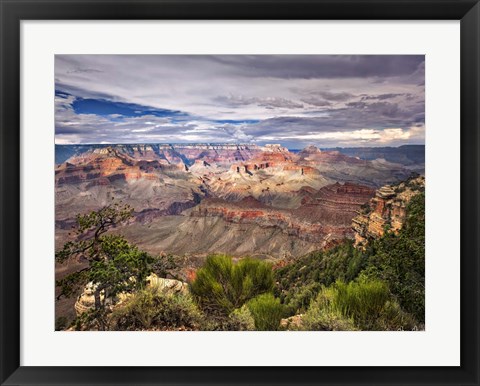 Framed Canyon View VI Print