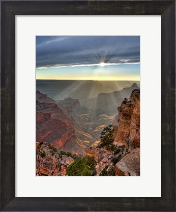 Framed Canyon View XI Print