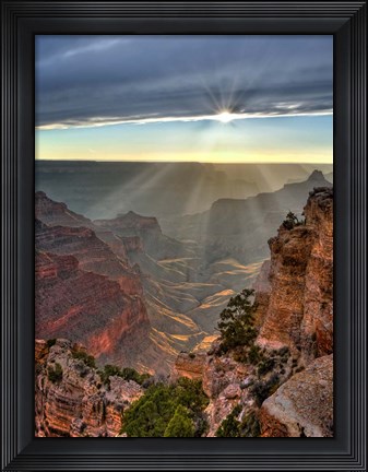 Framed Canyon View XI Print