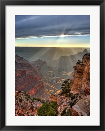 Framed Canyon View XI Print