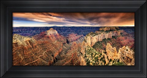 Framed Canyon View XII Print