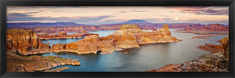 Framed Lake Canyon View III Print