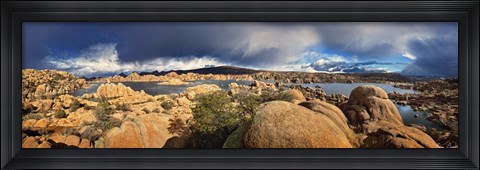 Framed Lake Canyon View IV Print