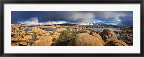 Framed Lake Canyon View IV Print