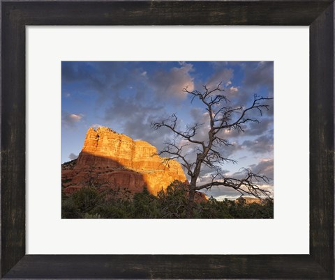 Framed Sunset in the Desert II Print