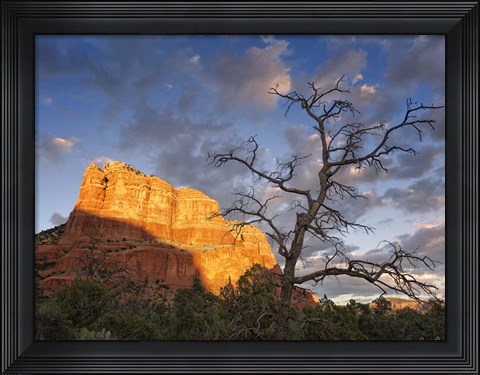 Framed Sunset in the Desert II Print