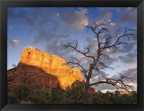 Framed Sunset in the Desert II Print