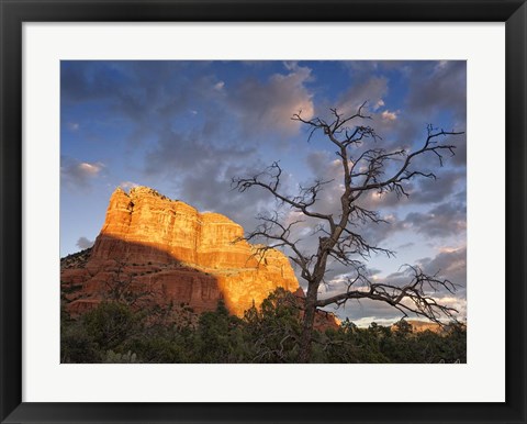 Framed Sunset in the Desert II Print