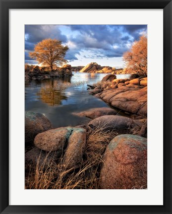 Framed Rocky Lake II Print