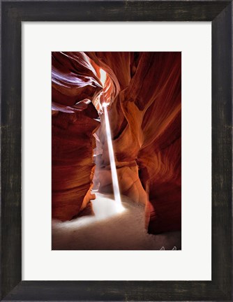 Framed Sun Shining Through Canyon VI Print