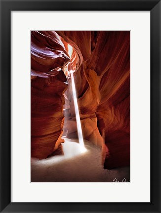 Framed Sun Shining Through Canyon VI Print