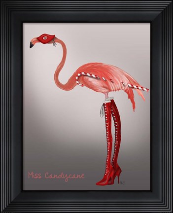 Framed Miss Candycane Print