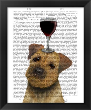 Framed Dog Au Vin, Border Terrier Print