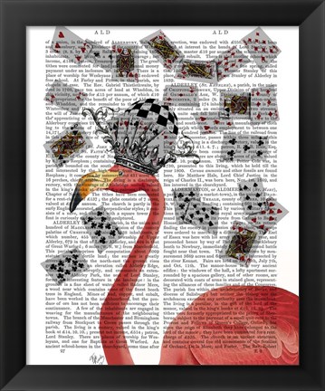 Framed Flamingo and Cards Print