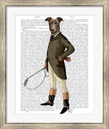 Framed Greyhound Rider Print