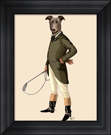 Framed Greyhound Rider Print
