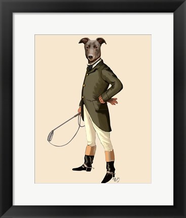 Framed Greyhound Rider Print