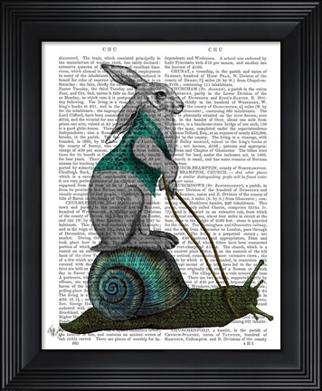 Framed Hare and Snail Print