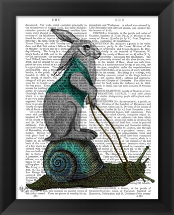 Framed Hare and Snail Print